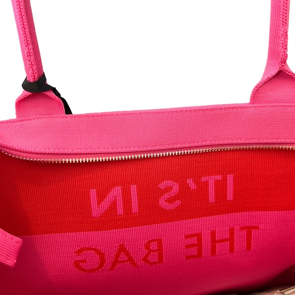 NWT Colorblock Knit Tote - kate spade new york x Target - IT'S IN THE BAG red/pk - Picture 9 of 15